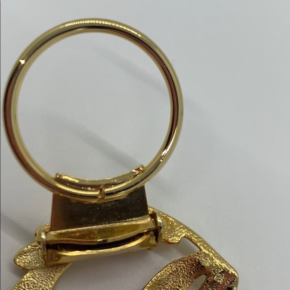 M JENT vintage scarf clip swan shape - Picture 7 of 10